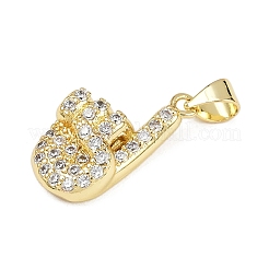 Латунные микро проложить кубического циркония подвески&nbsp;KK-S526-14G-B