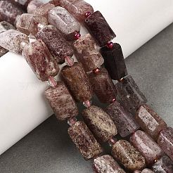 Природного кварца клубники нитей бисера G-L552R-02