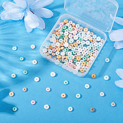 200 шт. 10-х цветные натуральные ракушечные бусины&nbsp;BSHE-TA0001-19