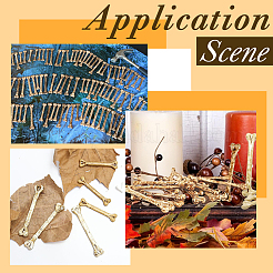 20 шт. украшение для дисплея из смоляной кости&nbsp;AJEW-SC0031-45