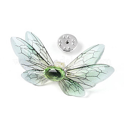 Булавки из эпоксидной смолы в форме бабочки&nbsp;JEWB-N010-02B