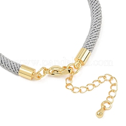 Изготовление браслета из круглого нейлонового шнура миланского плетения толщиной 4.5 мм&nbsp;BJEW-I245-01G-27