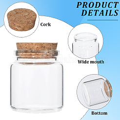 Стеклянная банка стеклянные бутылки шарик контейнеры&nbsp;AJEW-SP0003-91B