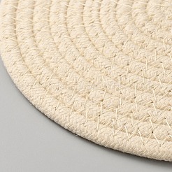 Круглые подставки из хлопчатобумажной ткани&nbsp;AJEW-WH20020-321F