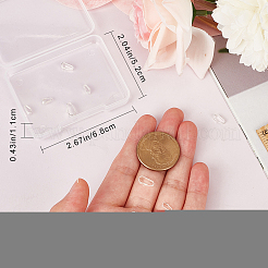 12 шт. 3 размера 925 из стерлингового серебра с застежкой-кнопкой&nbsp;STER-CN0001-20