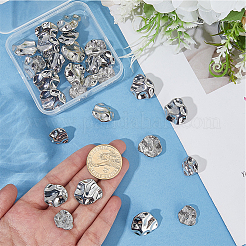 30 шт. 3 стиля пуговицы из сплава с тремя отверстиями на ножке&nbsp;BUTT-CY0001-27P