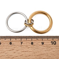 Кольца из нержавеющей стали 304&nbsp;RJEW-Z133-01C-02GP