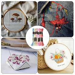 Полиэфирные нитки для вышивания&nbsp;OCOR-WH20074-13A-03A