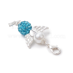 Подвеска в виде диско-шара с ангельским паве&nbsp;HJEW-JM03067-01