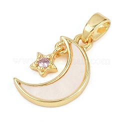 Латунные микро проложить кубического циркония подвески&nbsp;KK-L231-16G