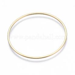 Латунные соединительные колечки&nbsp;KK-S327-06KC-35mm