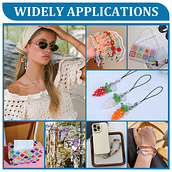 1500 шт. AB цветные экологически чистые круглые бусины из полистирола и акрила&nbsp;TACR-GA0001-17