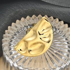 Кольцо-манжета из нержавеющей стали 304 для женщин&nbsp;LS-RJEW-B109-06G-02