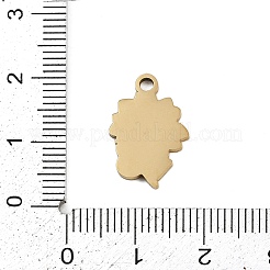 Подвески из нержавеющей стали 304 с эмалью&nbsp;LS-STAS-I338-03G