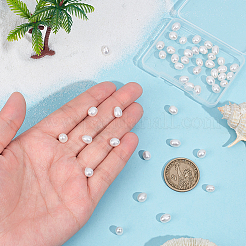 1 нить бусин из натурального культивированного пресноводного жемчуга&nbsp;PEAR-SC0001-45