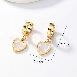 Винтажные серьги-кольца из нержавеющей стали 201&nbsp;JU3003