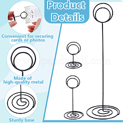 60 шт. 3-х стилевых стальных держателей для заметок&nbsp;AJEW-WA0001-42EB