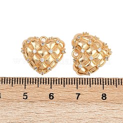 Латунные микро проложить кубического циркония подвески&nbsp;KK-H081-03G