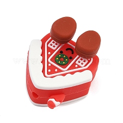 Рождественские силиконовые бусины&nbsp;SIL-K007-02F