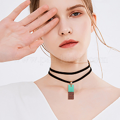 Подвески из смолы и дерева&nbsp;RESI-CJ0006-01