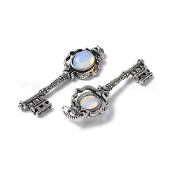 Ключ латунный опаловый большой кулон&nbsp;KK-D361-01AS-22