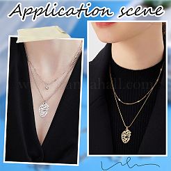 12 шт. подвески из нержавеющей стали 201 двух цветов&nbsp;STAS-SC0008-81