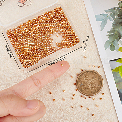 1000 шт. Латунные бусины&nbsp;KK-BBC0009-61