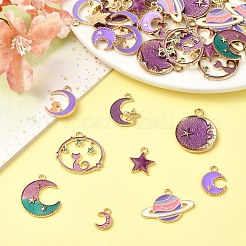 45шт 9 стиля подвески из сплава с эмалью&nbsp;ENAM-YW0004-13