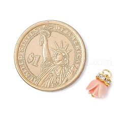 8 шт. подвески-цветы из искусственного коралла двух цветов&nbsp;PALLOY-JF04542