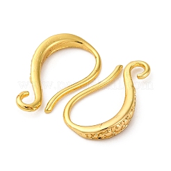 Латунные крючки для сережек&nbsp;KK-D378-04G