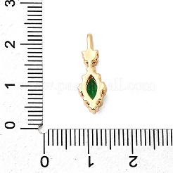 Латунные микро проложить кубического циркония подвески&nbsp;KK-F916-18G-03