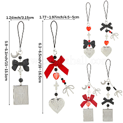 Набор для самостоятельного изготовления ремней для мобильного телефона с бантом&nbsp;DIY-SC0031-06