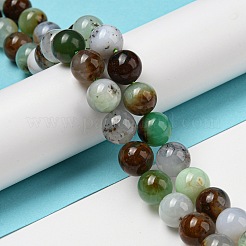 Природные серпантину нитей бисера G-R494-A03-04