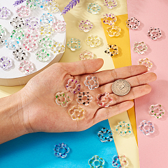 48 шт. 6-цветная прозрачная пластиковая рамка для бусин&nbsp;KY-TA0001-26