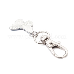 Подвески из эмали из сплава бабочки&nbsp;HJEW-JM03207