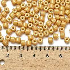 Стеклянные бусины с перламутровым эффектом для выпечки&nbsp;SEED-C001-04A-14