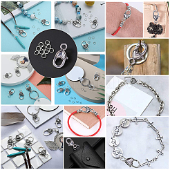 Тибетский стиль застежками сердца сплава омаров коготь&nbsp;TIBE-PH0005-17