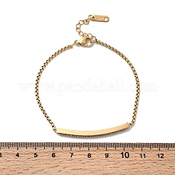 Браслеты из нержавеющей стали 304 со стразами&nbsp;BJEW-P369-01G