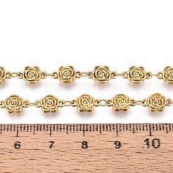 Цепи с цветочным узором из нержавеющей стали 304 длиной 5 м&nbsp;CHS-T071-60G