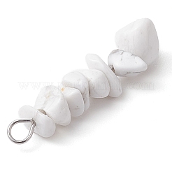 Подвески градиентного цвета из натуральных кристаллов кварца&nbsp;PALLOY-JF02791-01