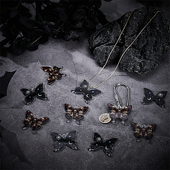 20шт 2 стиля акриловые подвески с принтом&nbsp;OACR-WR0001-10