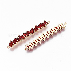 Соединители из латуни с микрочастицами и кубическим цирконием&nbsp;KK-S359-075B-RS