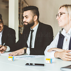 V-образный прозрачный акриловый держатель для вывески с наклонной задней частью&nbsp;ODIS-WH0030-146