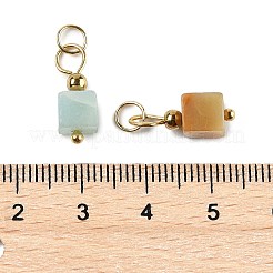 Подвески из натуральных цветов амазонита&nbsp;STAS-Z129-01G-02