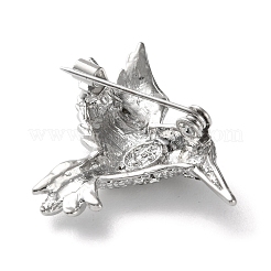 Дятел платина цинковый сплав эмалированный штифт&nbsp;LS-JEWB-D068-02P-01