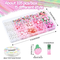 Браслеты из полимерной глины своими руками бусины наборы для изготовления украшений&nbsp;DIY-YW0010-60