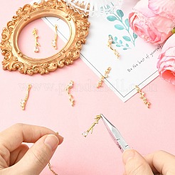 8 шт. 4 стиля латунные подвески с микропаве и кубическим цирконием&nbsp;KK-CJ0003-88