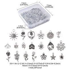 3 комплект подвесок из сплава в тибетском стиле&nbsp;FIND-FS0003-93AS