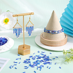 100 г непрозрачных цветных стеклянных круглых бусин&nbsp;SEED-SC0001-39D