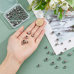 2 стиль 304 нержавеющая сталь европейские бусины&nbsp;STAS-DC0015-67